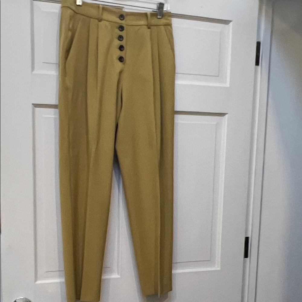 Women’s mustard/taupe pants